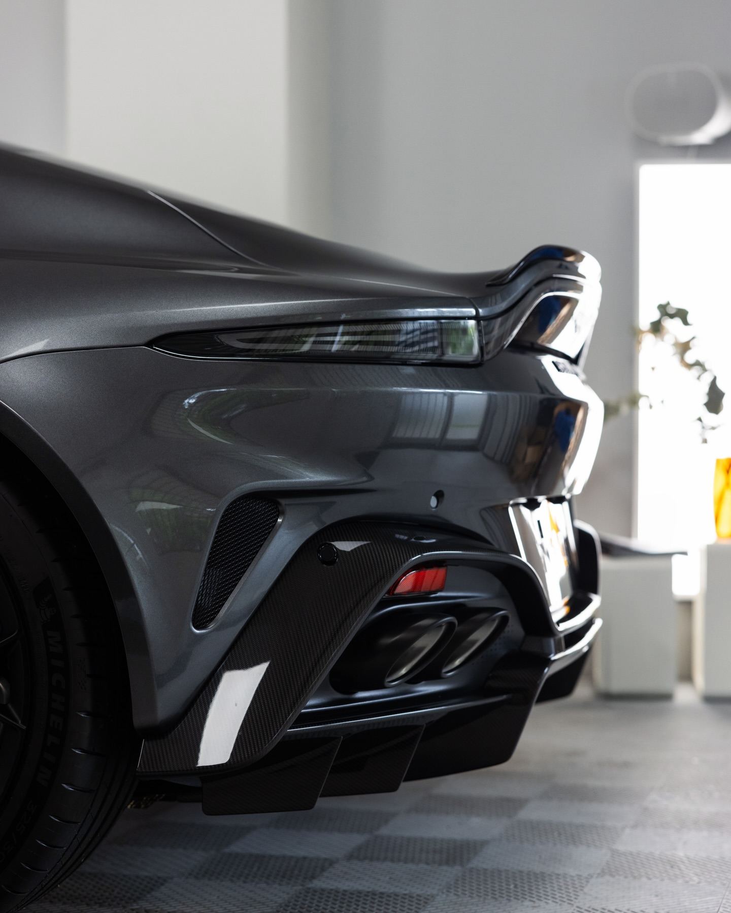 Aston Martin Vantage S in Magnetic Silver, protected in full paint protection film by Roadbloc