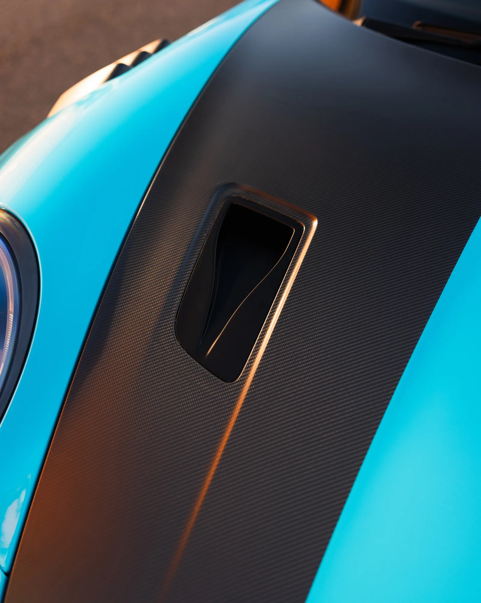 Miami Blue Porsche 911 GT2 RS protected in paint protection film by Roadbloc
