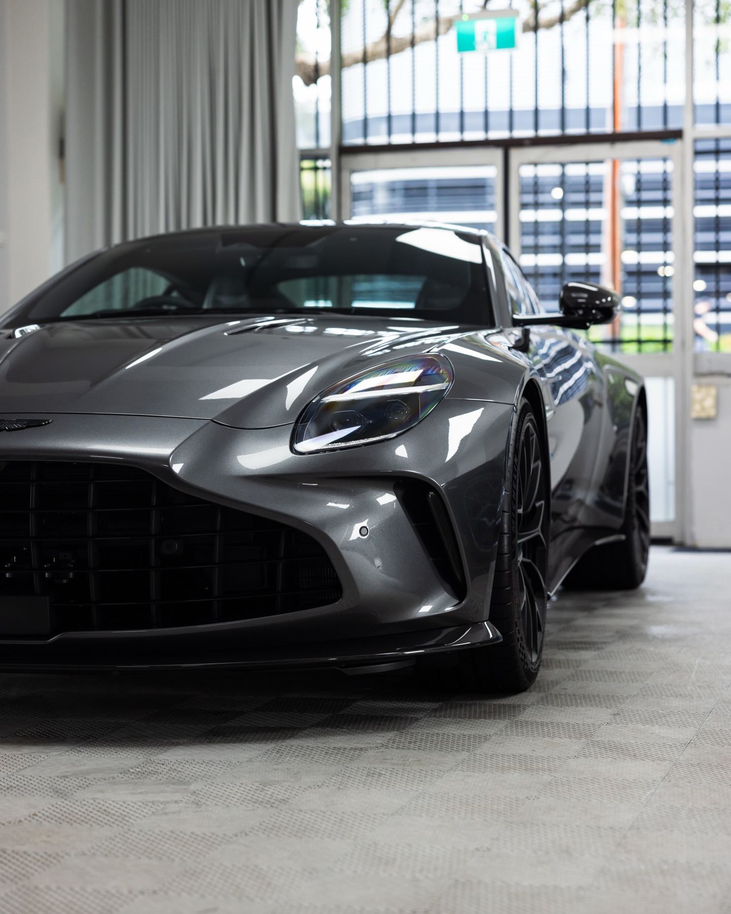 Aston Martin Vantage S in Magnetic Silver, protected in full paint protection film by Roadbloc