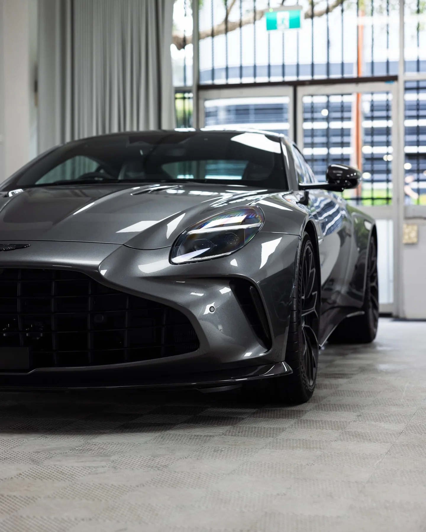 Aston Martin Vantage S in Magnetic Silver, protected in full paint protection film by Roadbloc