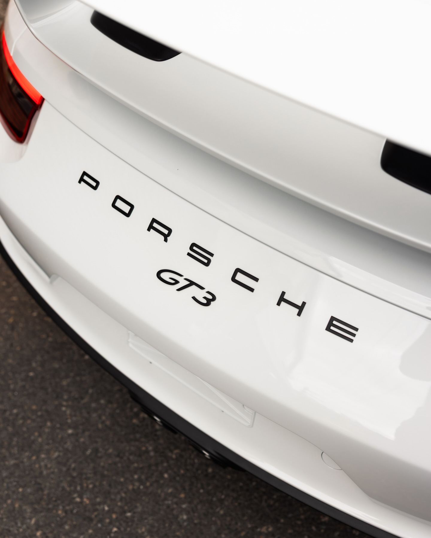 White Porsche 991.2 GT3 protected and ceramic coated by Roadbloc