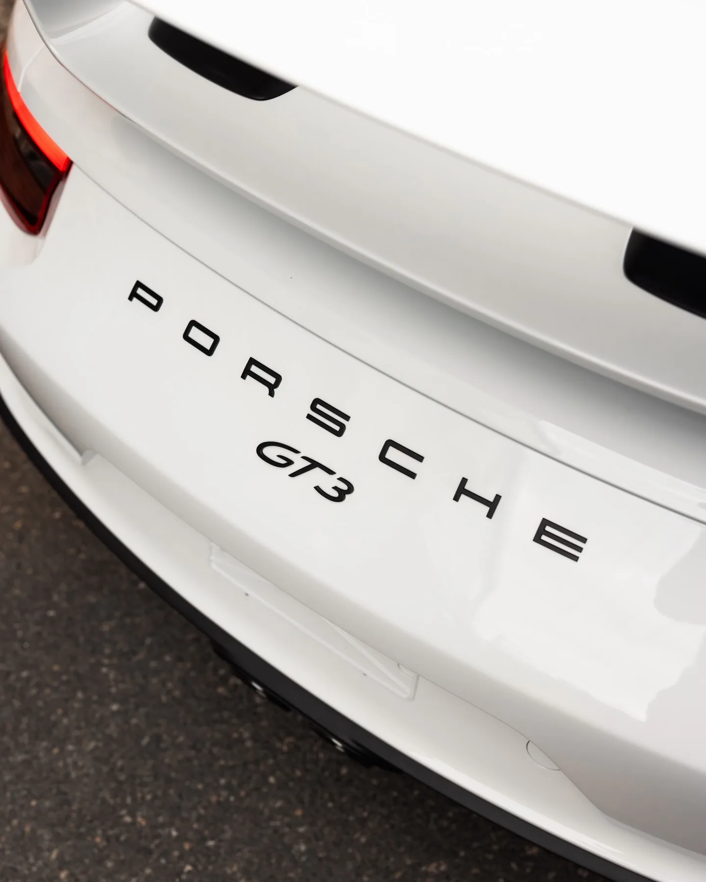 White Porsche 991.2 GT3 protected and ceramic coated by Roadbloc