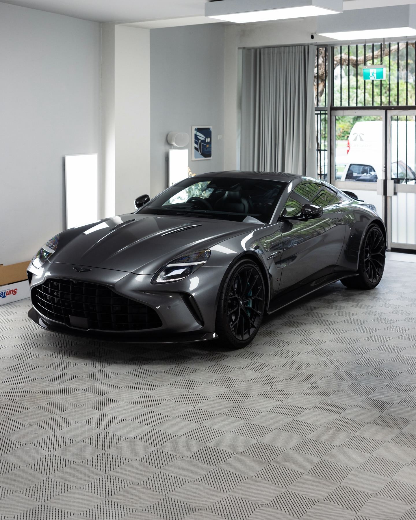 Aston Martin Vantage S in Magnetic Silver, protected in full paint protection film by Roadbloc
