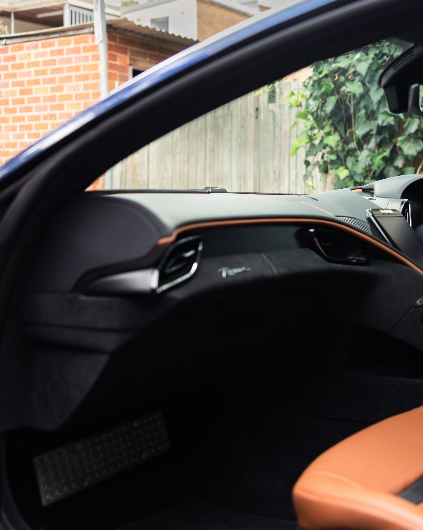 Blue Ferrari Roma protected in full paint protection film by Roadbloc
