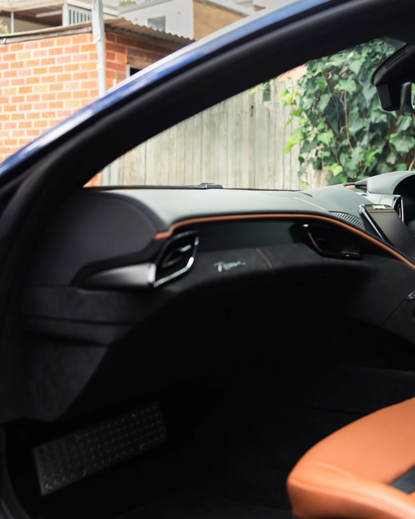 Blue Ferrari Roma protected in full paint protection film by Roadbloc