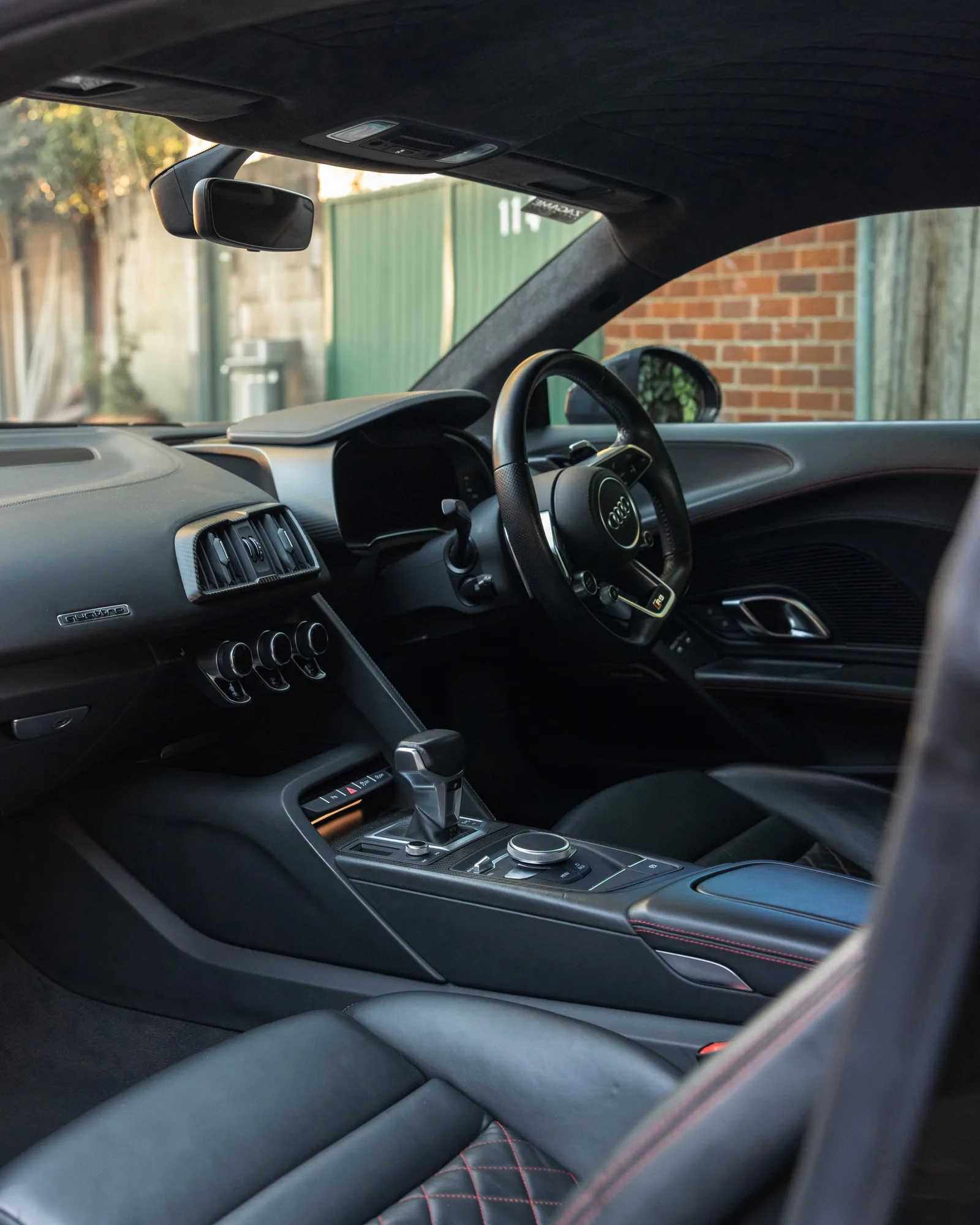 Black Audi R8 V10 protected in full paint protection film by Roadbloc