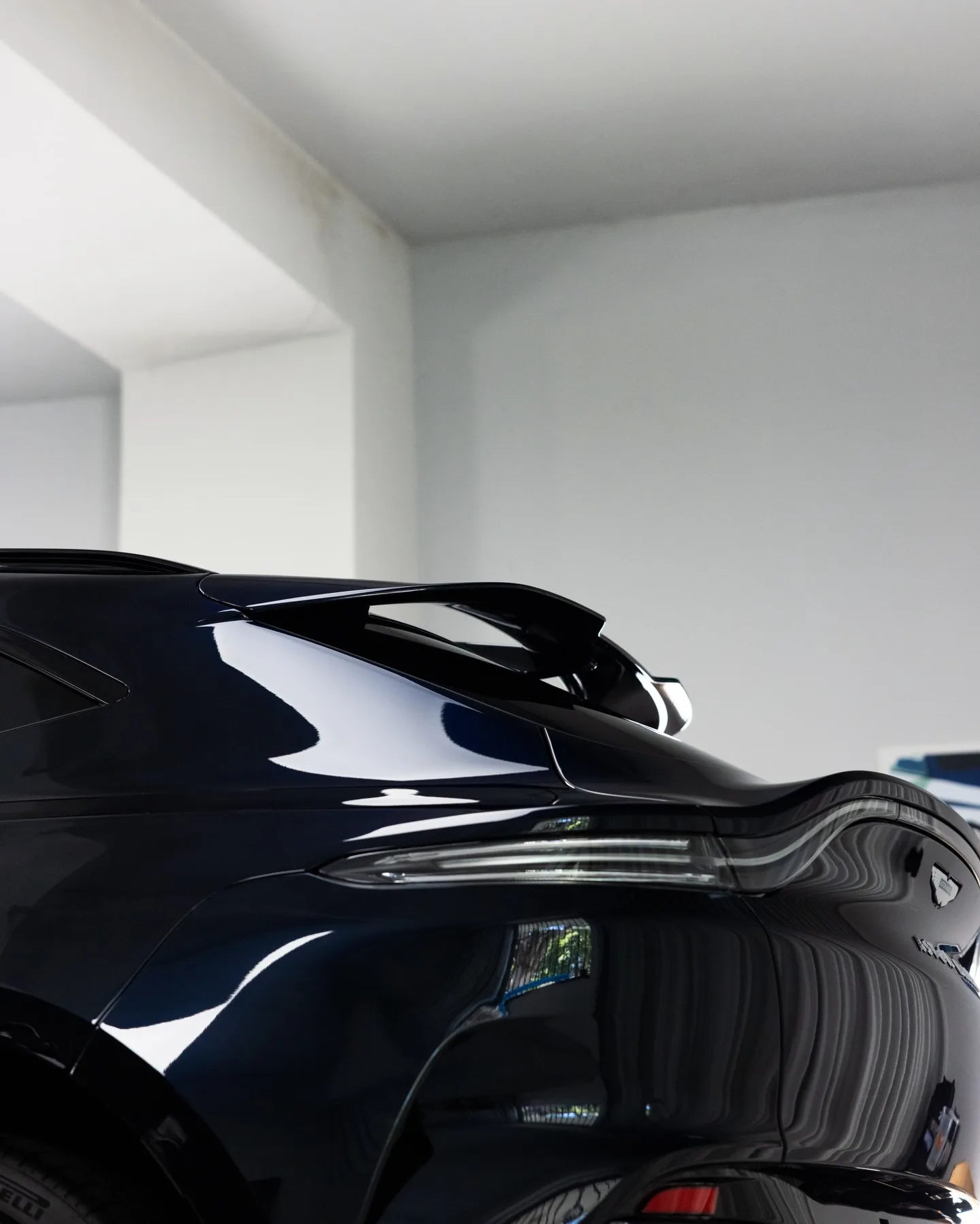 Aston Martin DBX in navy, protected in full paint protection film by Roadbloc