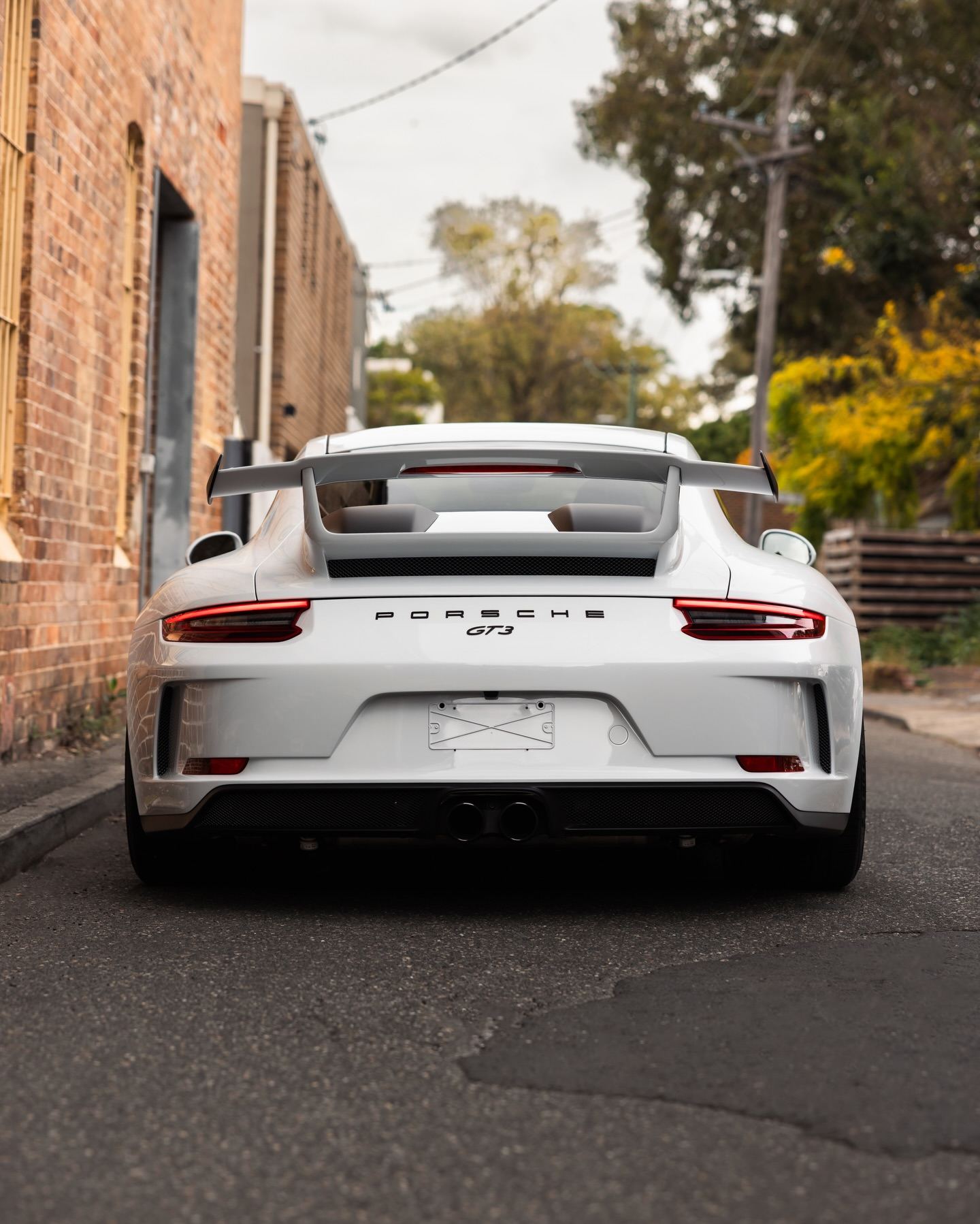 White Porsche 991.2 GT3 protected and ceramic coated by Roadbloc