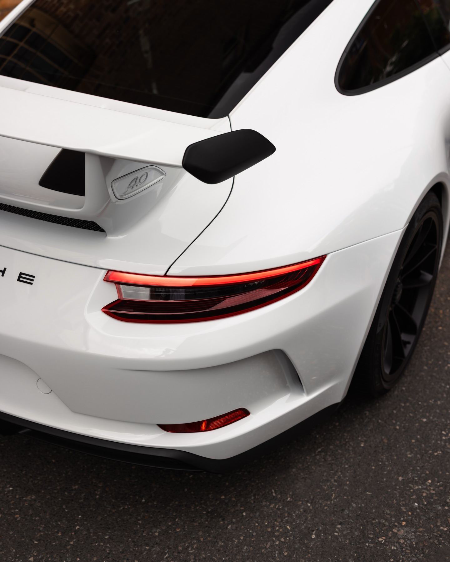 White Porsche 991.2 GT3 protected and ceramic coated by Roadbloc