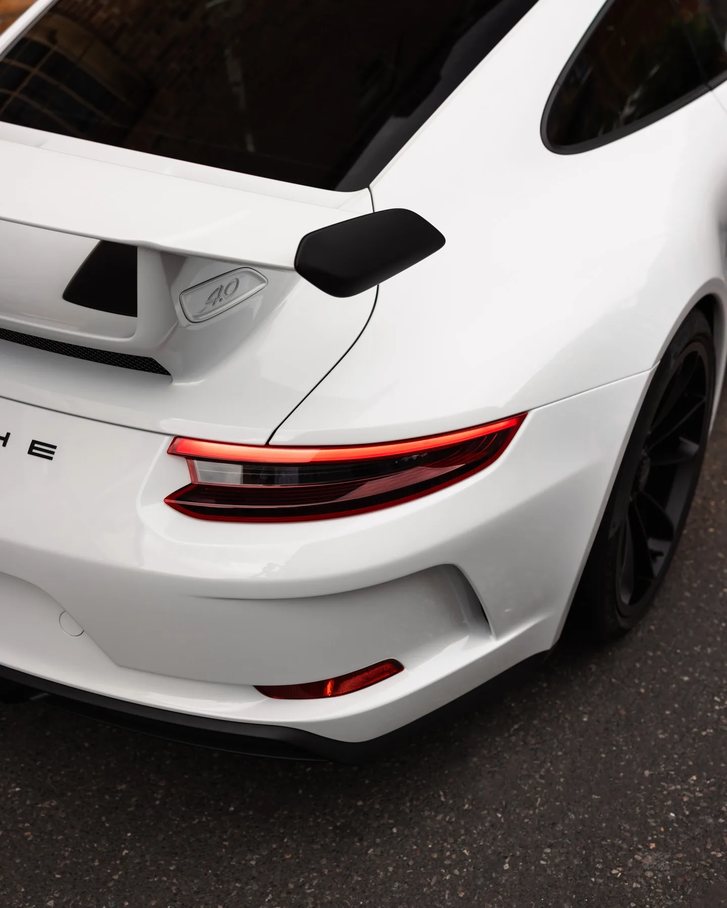 White Porsche 991.2 GT3 protected and ceramic coated by Roadbloc