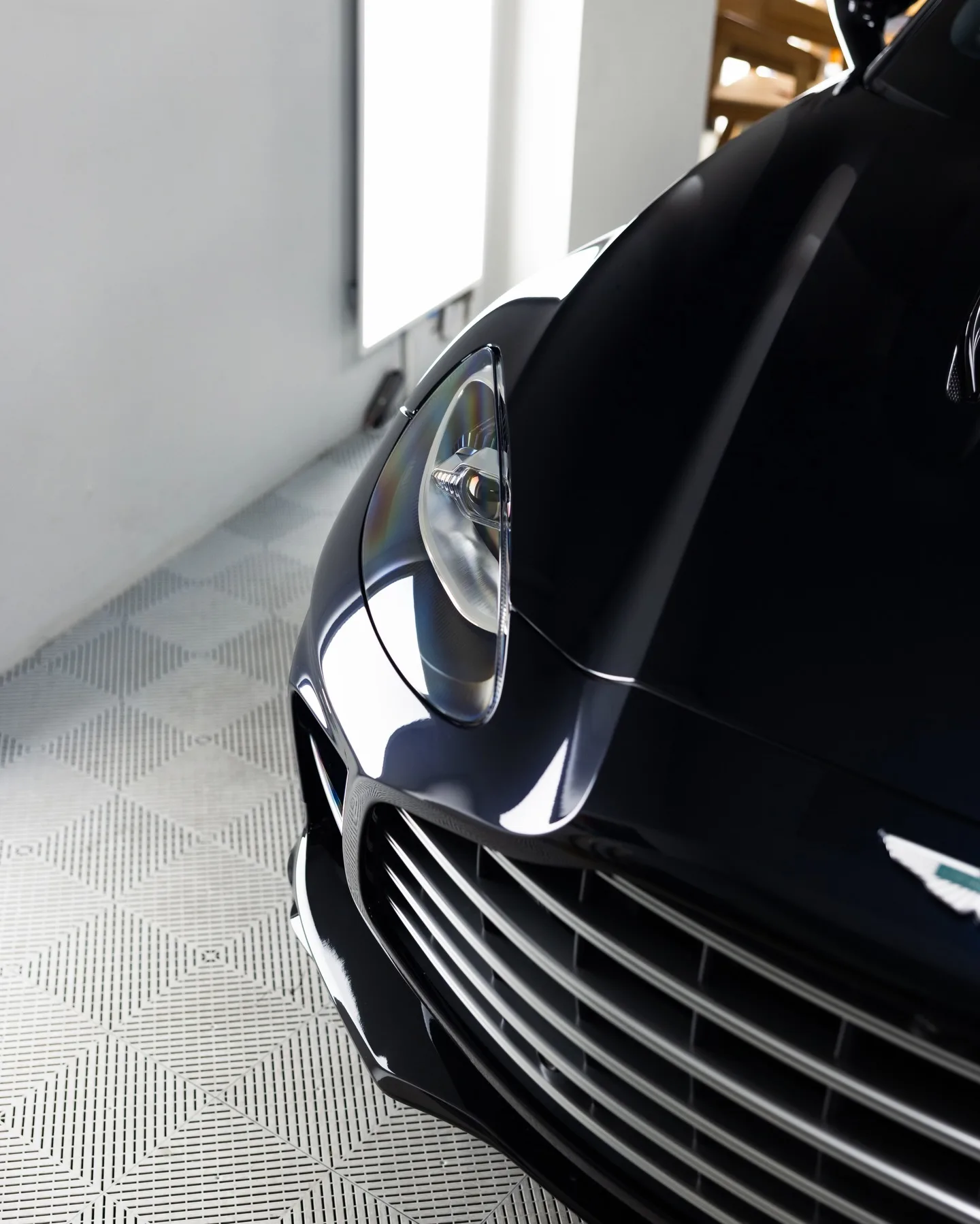 Aston Martin DBX in navy, protected in full paint protection film by Roadbloc