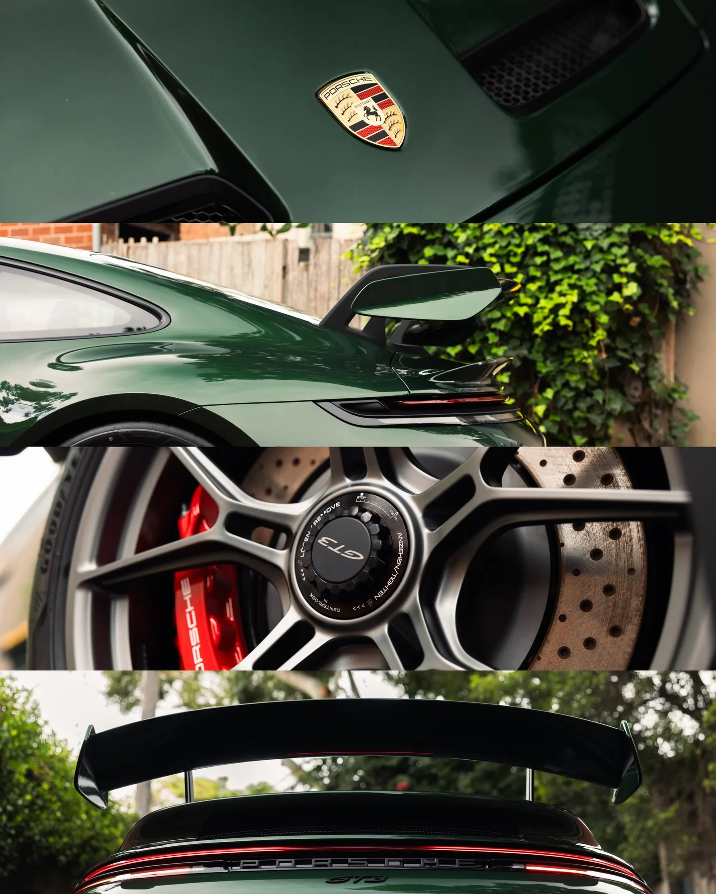 Porsche 992.2 GT3 in Oak Green Neo, protected in full paint protection film by Roadbloc