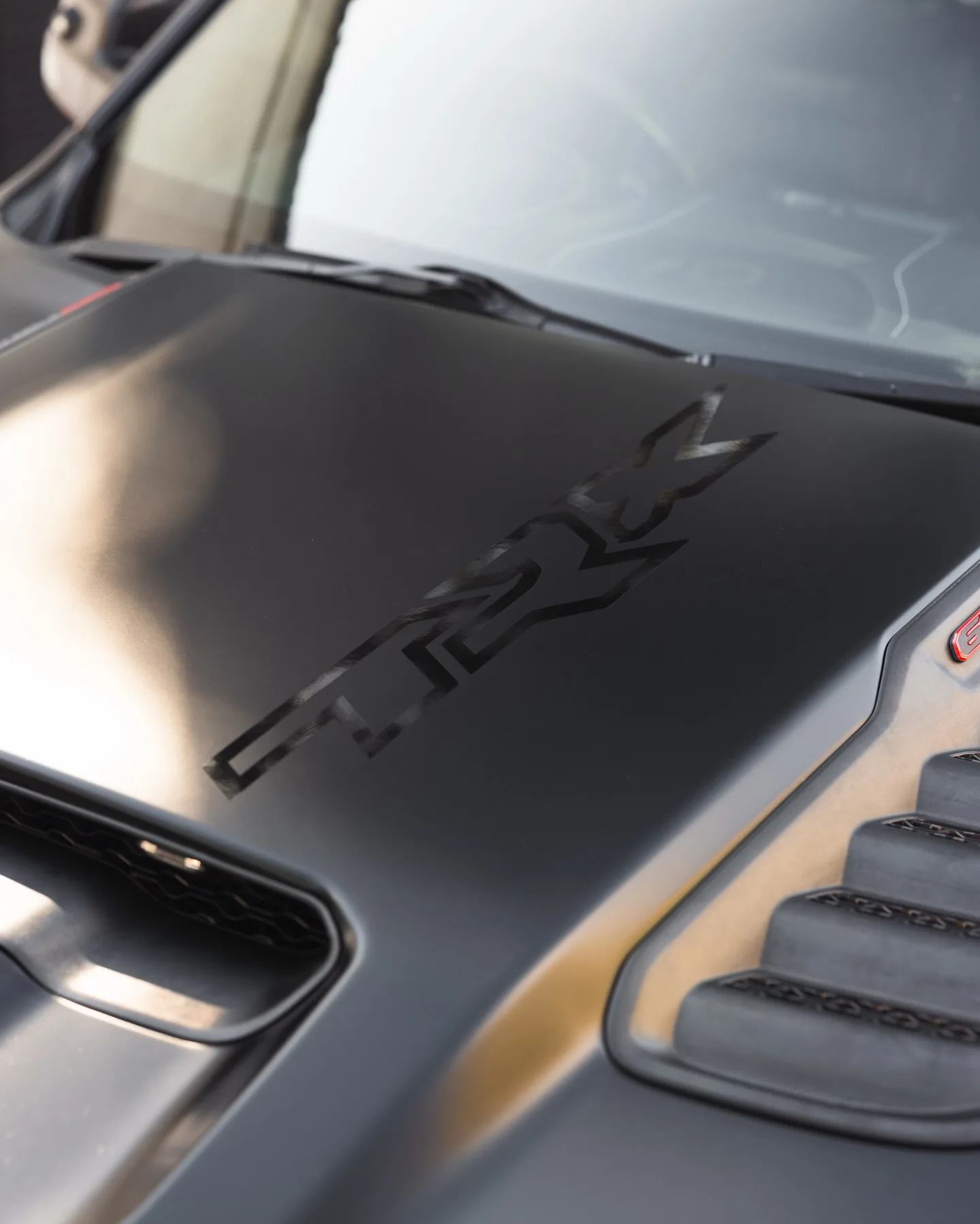 Ram TRX converted from gloss to satin in paint protection film by Roadbloc