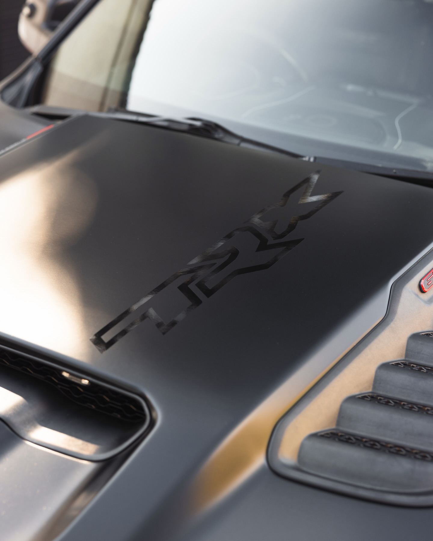 Ram TRX converted from gloss to satin in paint protection film by Roadbloc