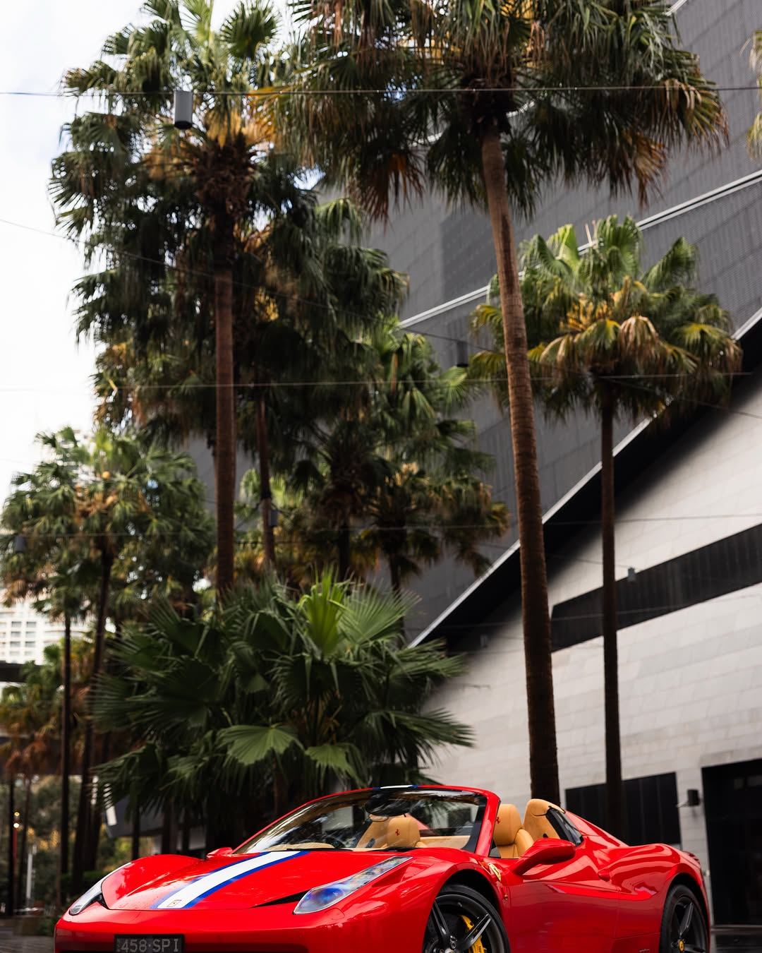 Ferrari 458 changed from grey to Rosso Red with colour paint protection film by Roadbloc