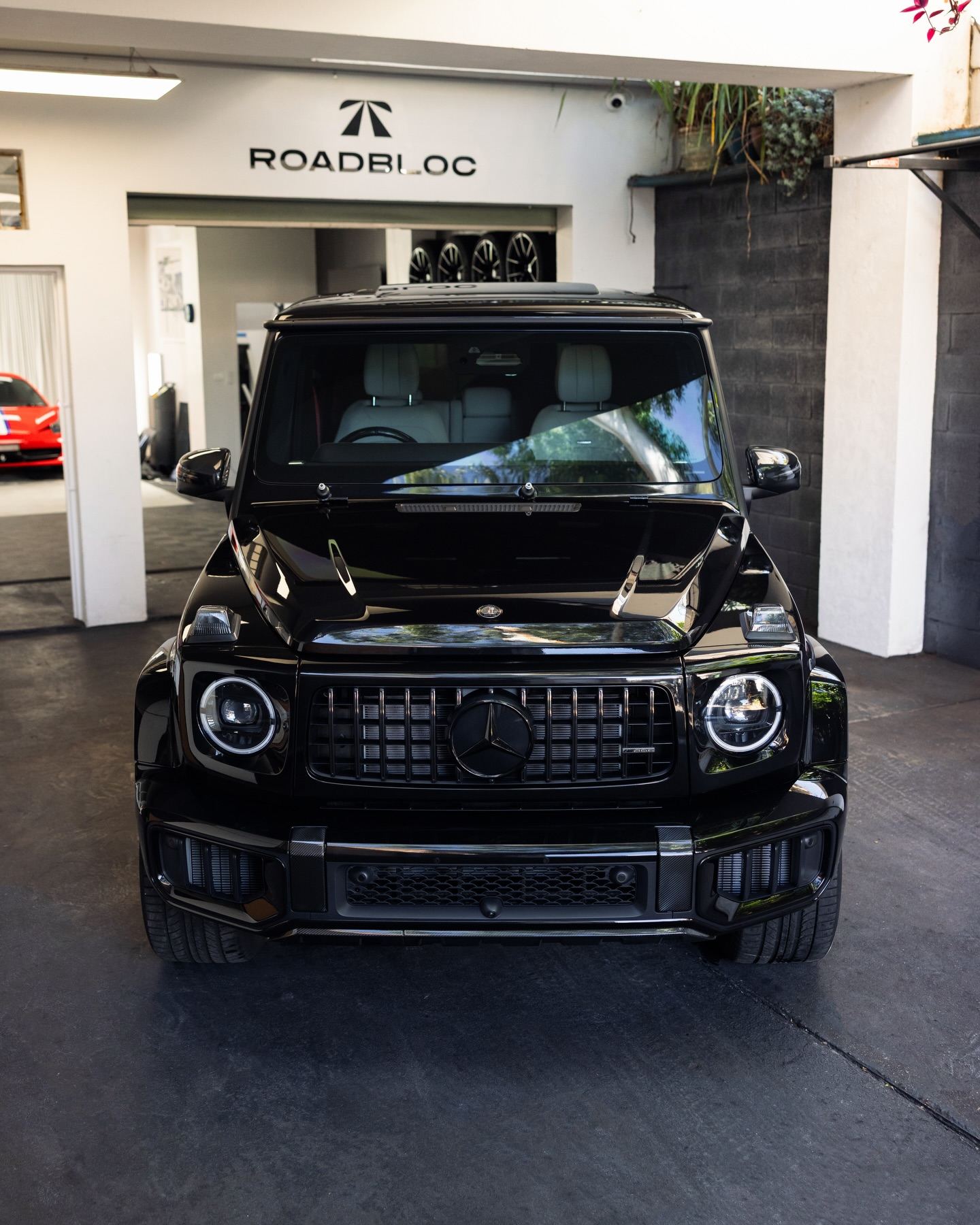 Black Mercedes-AMG G63 Carbon Edition protected in full paint protection film by Roadbloc