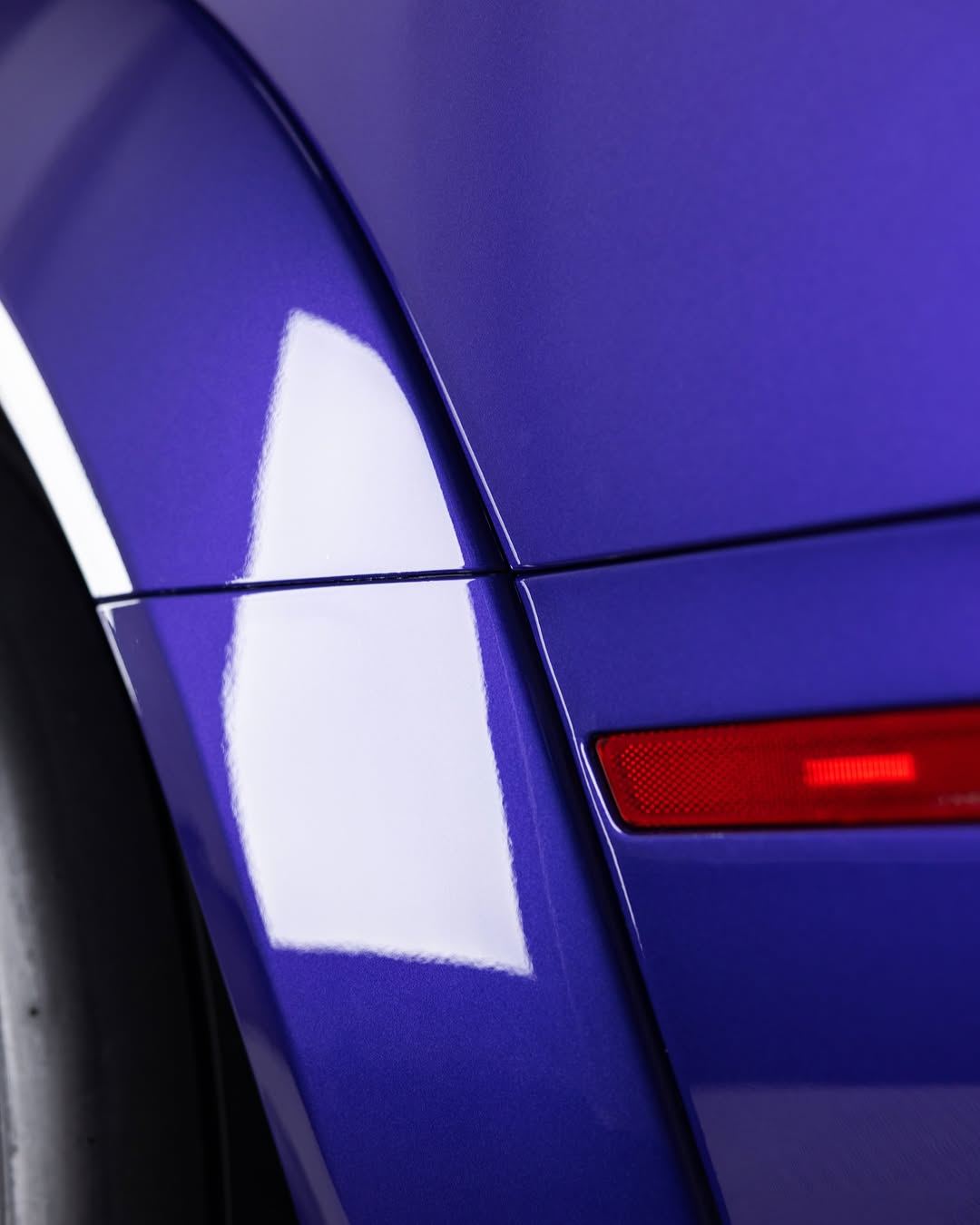Purple Dodge Demon protected in full paint protection film and graphene coated by Roadbloc
