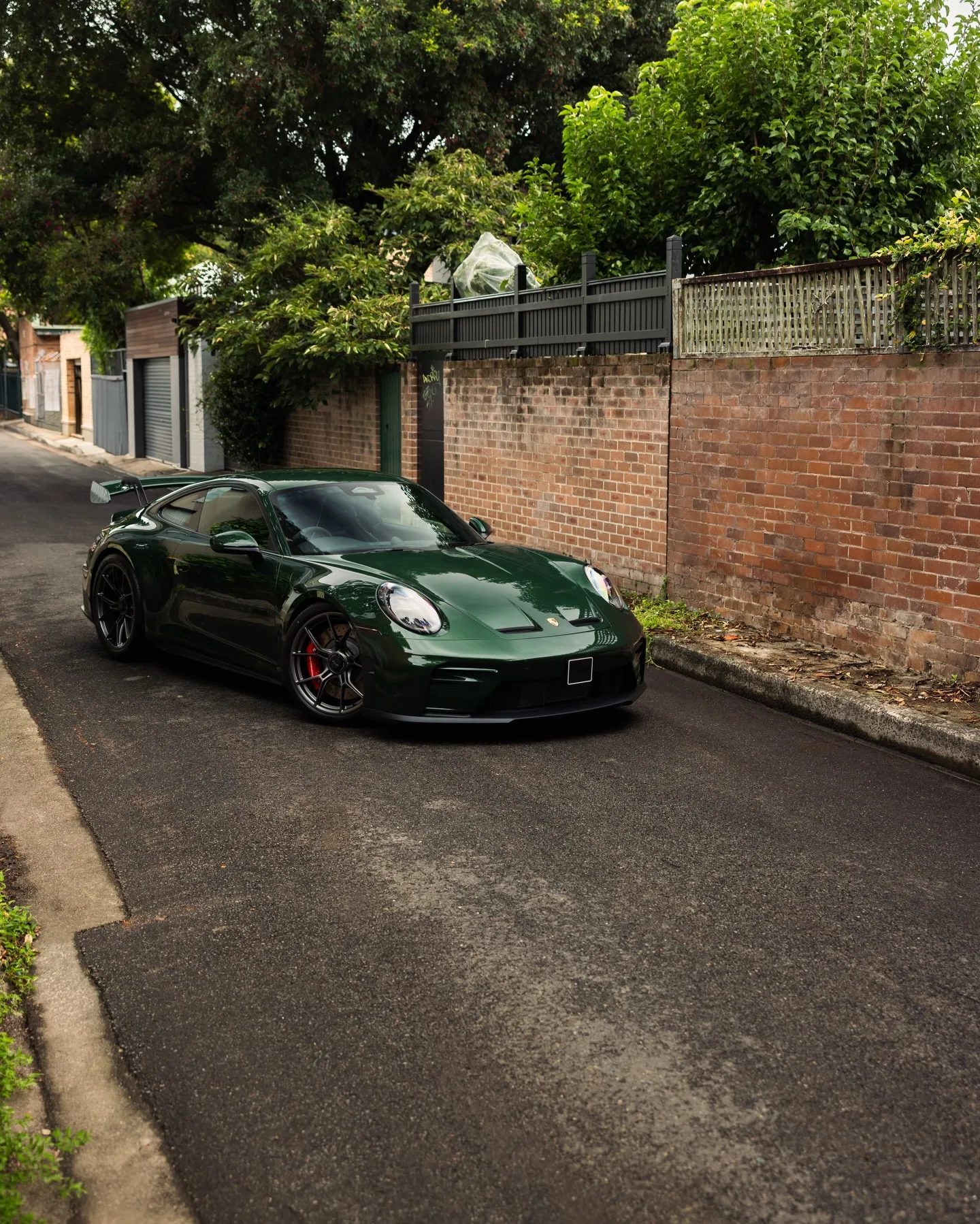 Porsche 992.2 GT3 in Oak Green Neo, protected in full paint protection film by Roadbloc