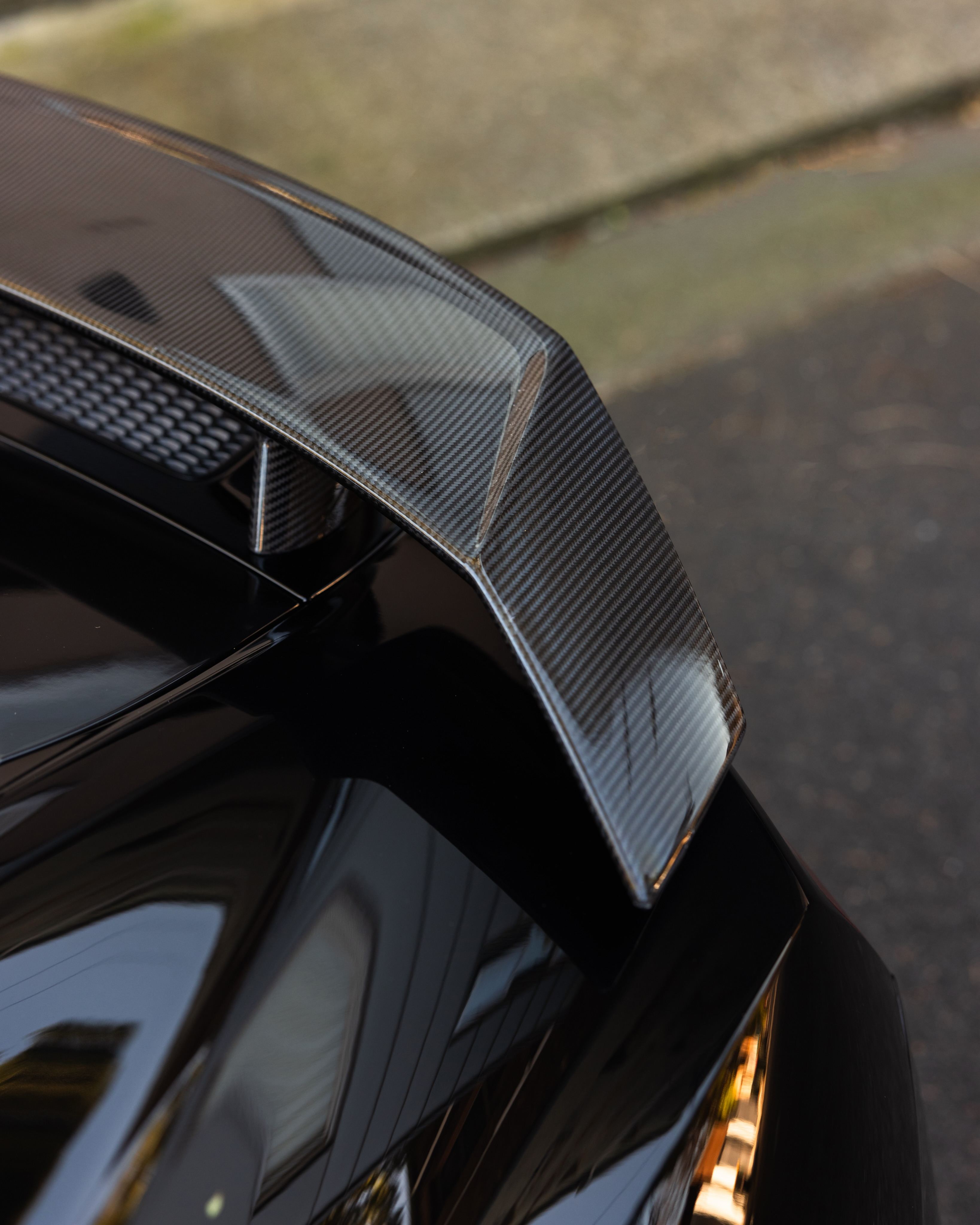 Black Audi R8 V10 protected in full paint protection film by Roadbloc