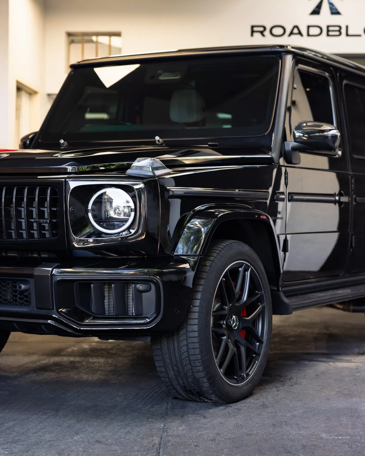 Black Mercedes-AMG G63 Carbon Edition protected in full paint protection film by Roadbloc