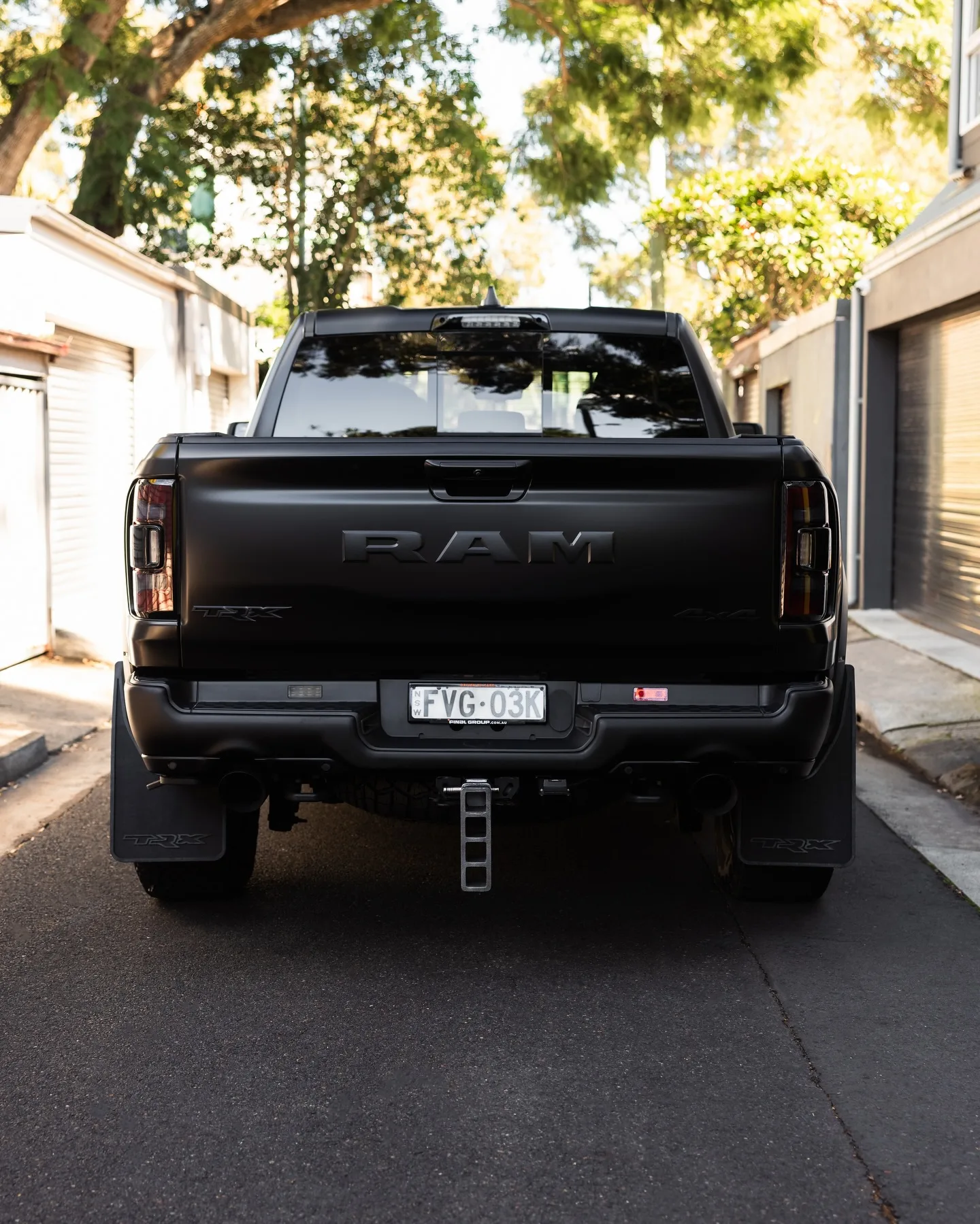 Ram TRX converted from gloss to satin in paint protection film by Roadbloc