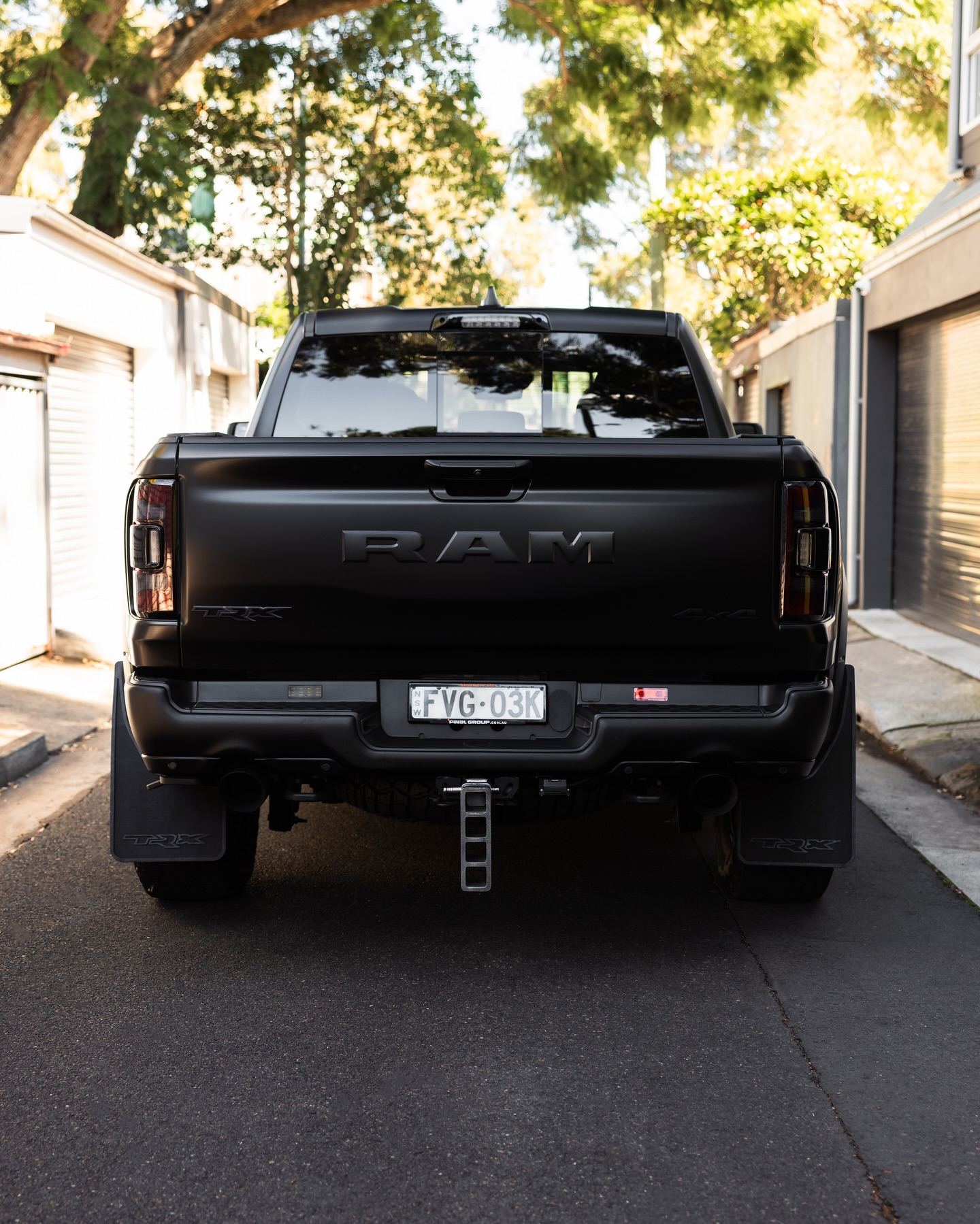 Ram TRX converted from gloss to satin in paint protection film by Roadbloc