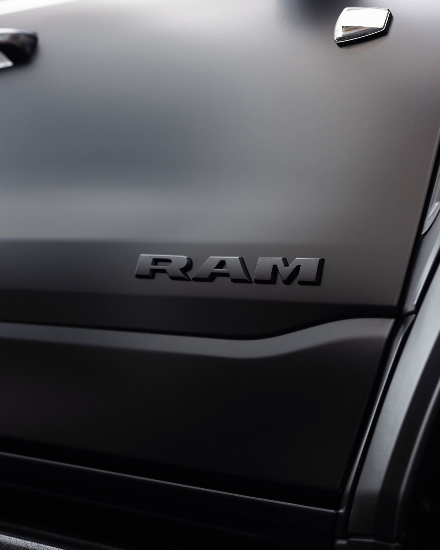 Ram TRX converted from gloss to satin in paint protection film by Roadbloc