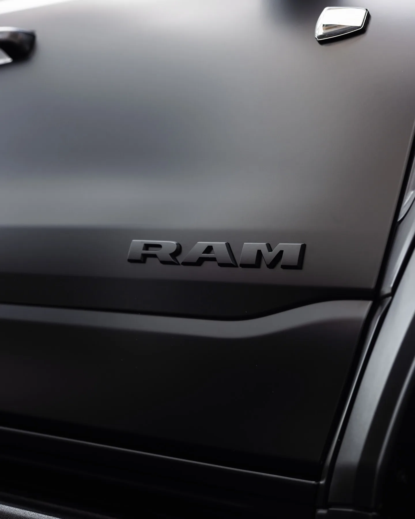Ram TRX converted from gloss to satin in paint protection film by Roadbloc