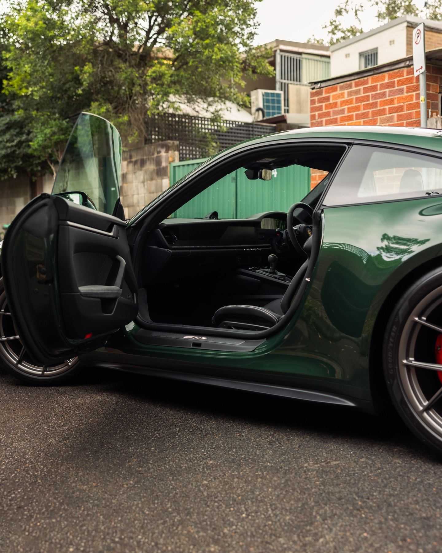 Porsche 992.2 GT3 in Oak Green Neo, protected in full paint protection film by Roadbloc