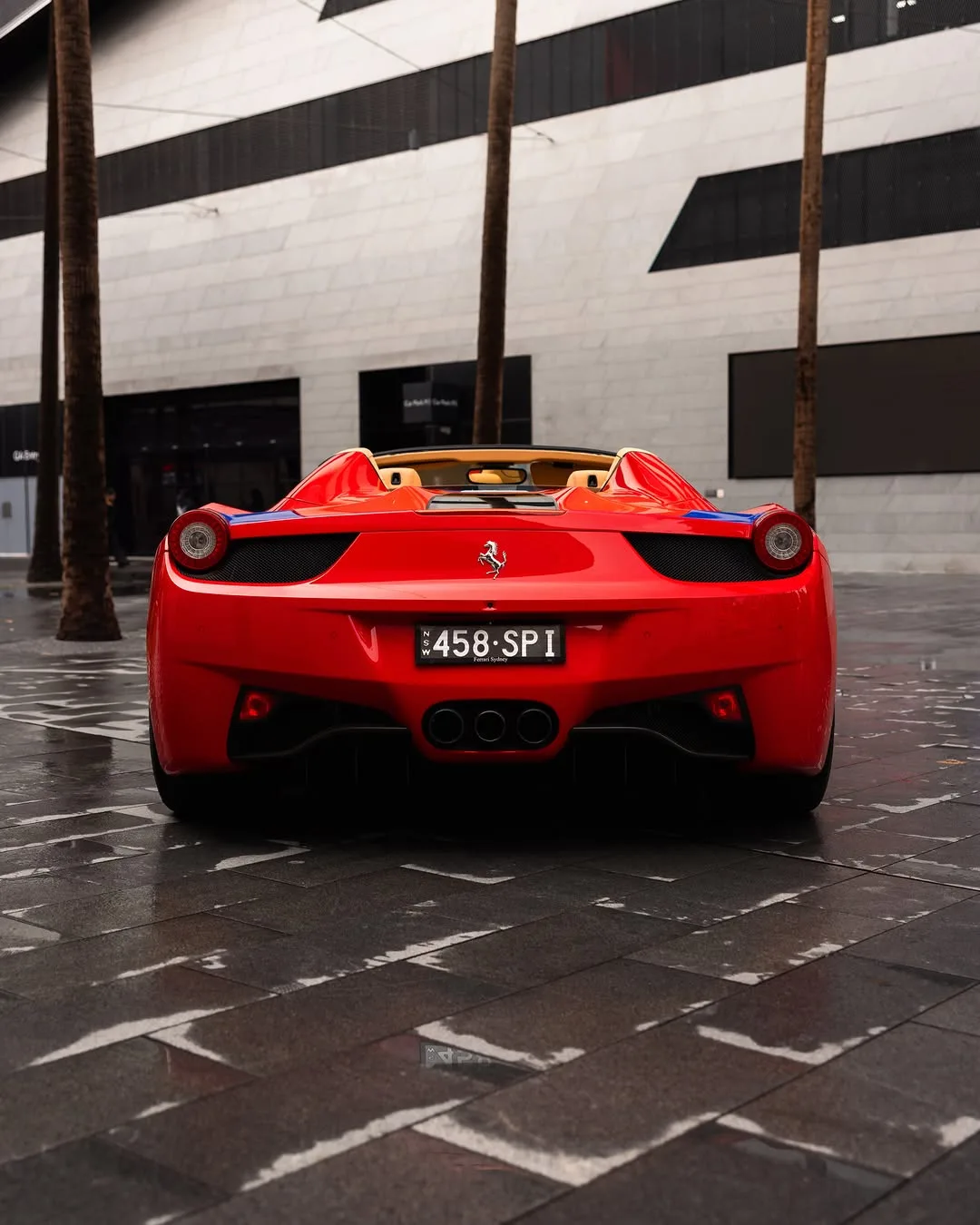 Ferrari 458 changed from grey to Rosso Red with colour paint protection film by Roadbloc