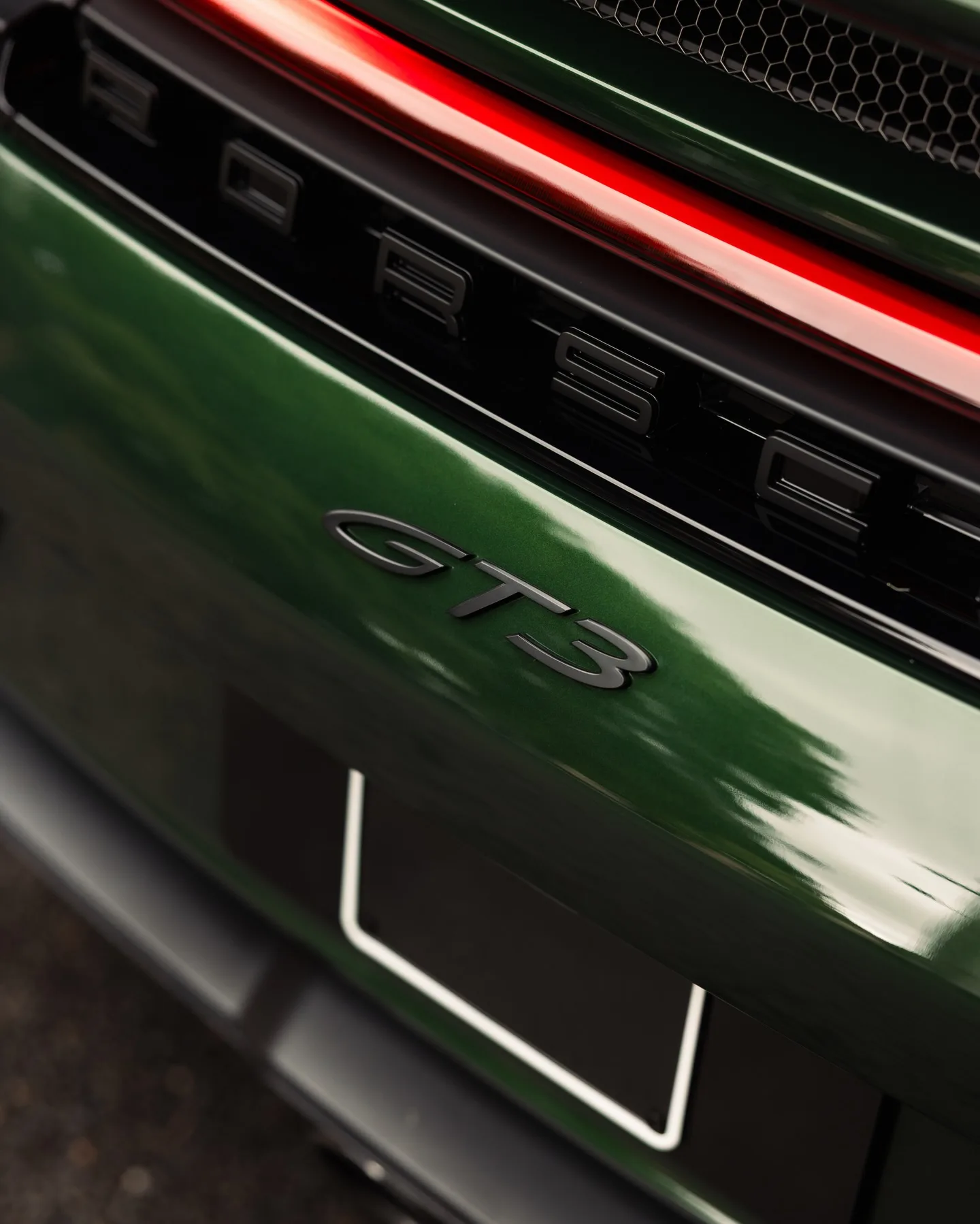 Porsche 992.2 GT3 in Oak Green Neo, protected in full paint protection film by Roadbloc