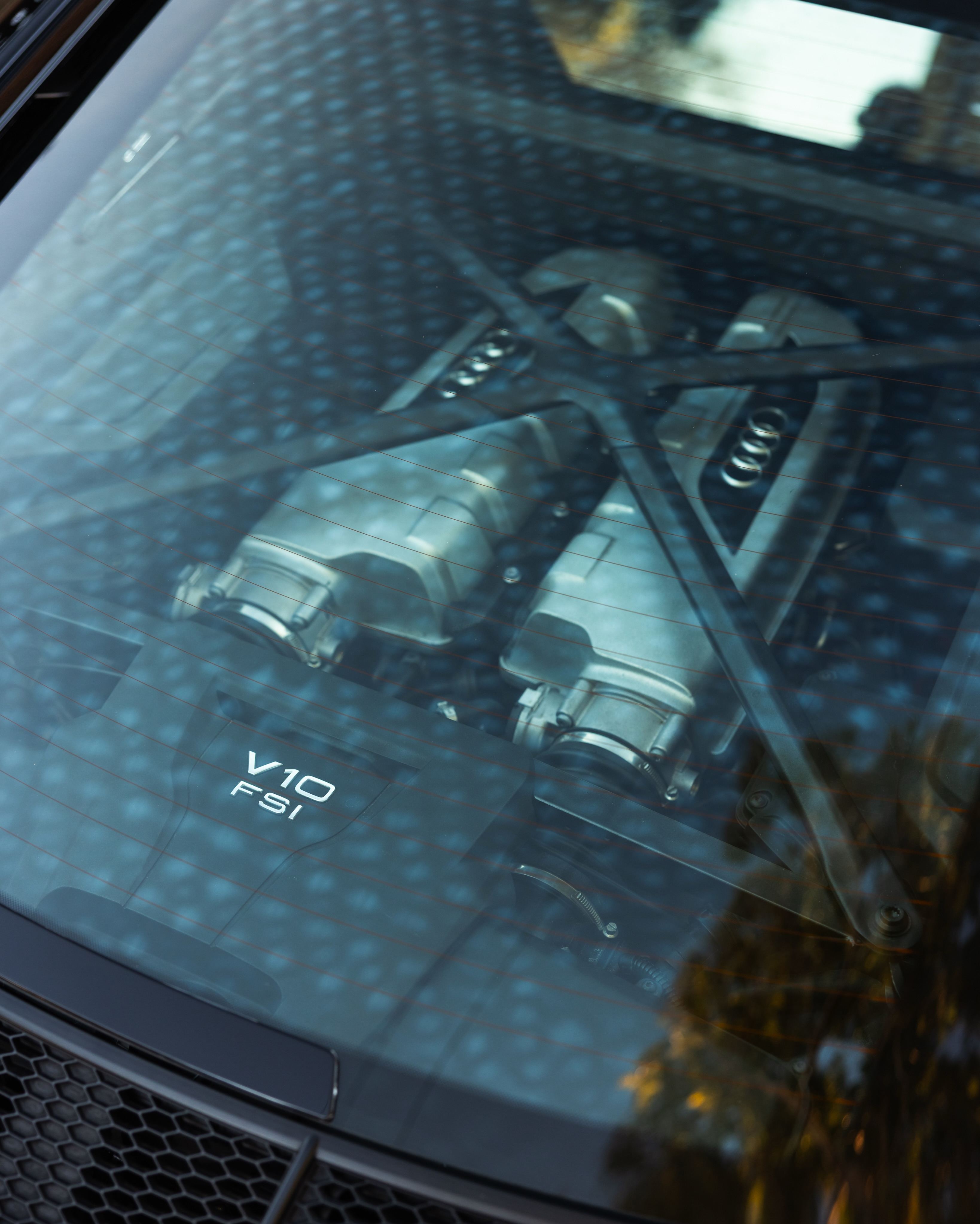 Black Audi R8 V10 protected in full paint protection film by Roadbloc