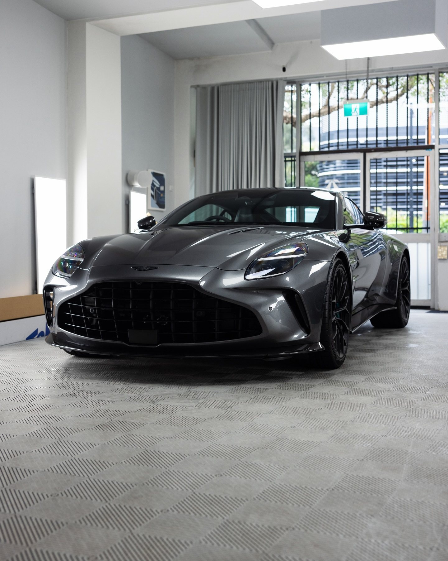 Aston Martin Vantage S in Magnetic Silver, protected in full paint protection film by Roadbloc